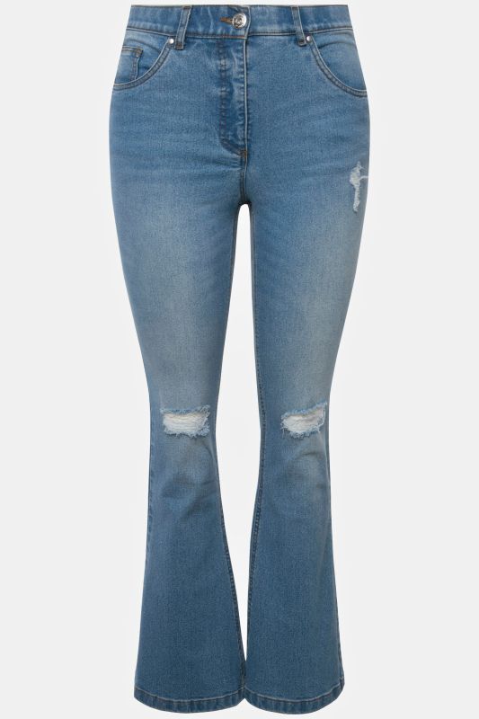 Distressed Flared Jeans