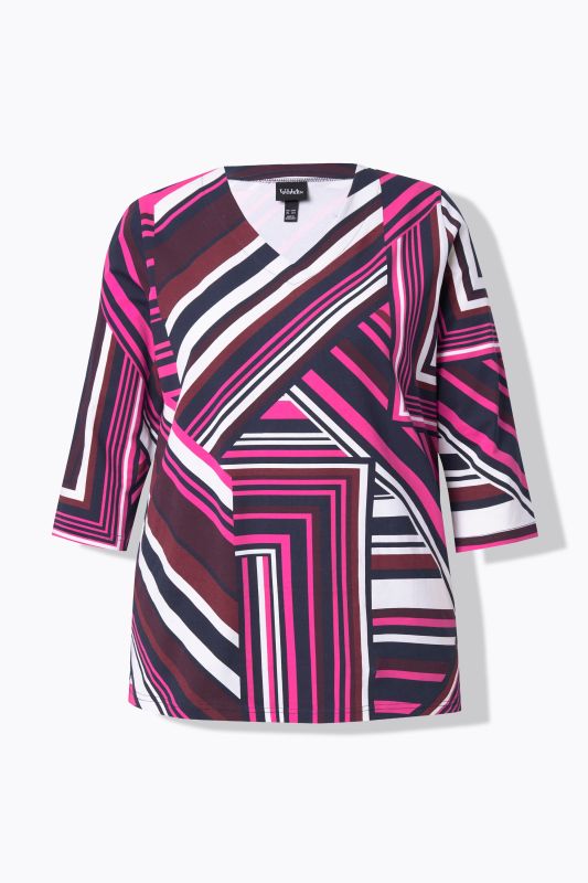 Тениска с микс от райета