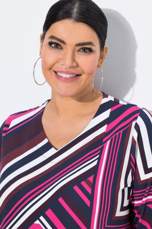 Тениска с микс от райета