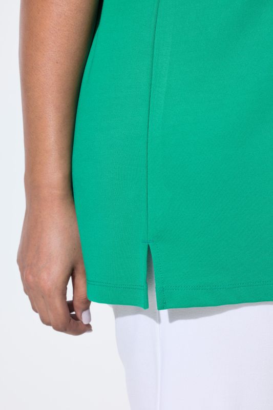 Beaded Neckline Short Sleeve Tee