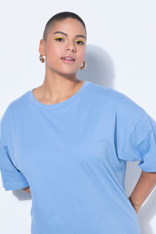 Flounce Panel Short Sleeve Jersey Dress