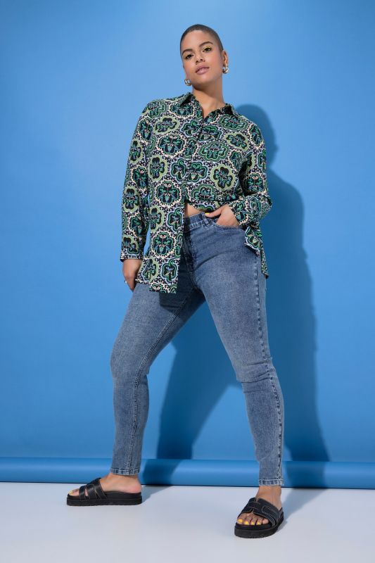 Stonewash Stretch Fit Skinny Jeans