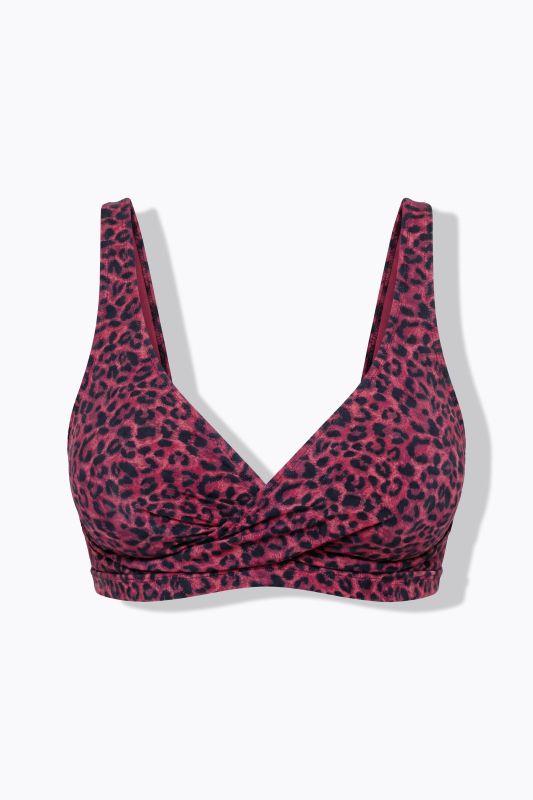 Бански горнище с леопардов принт