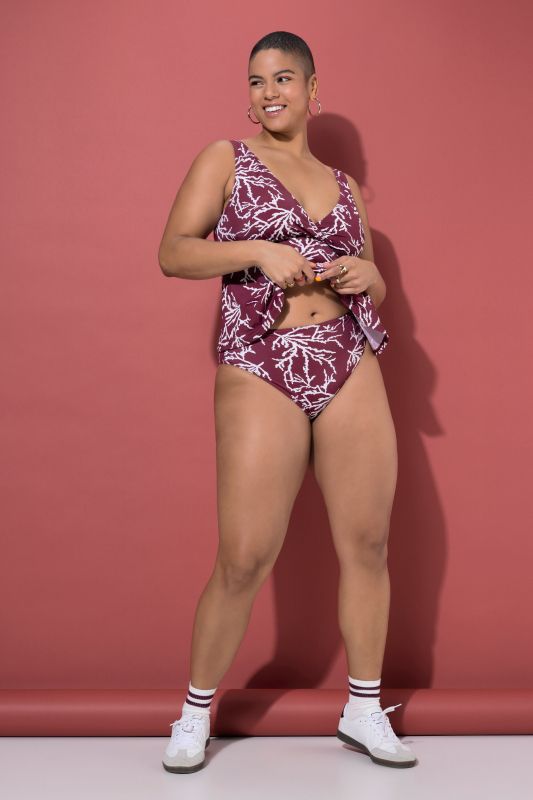 Бански долнище с принт на дървета