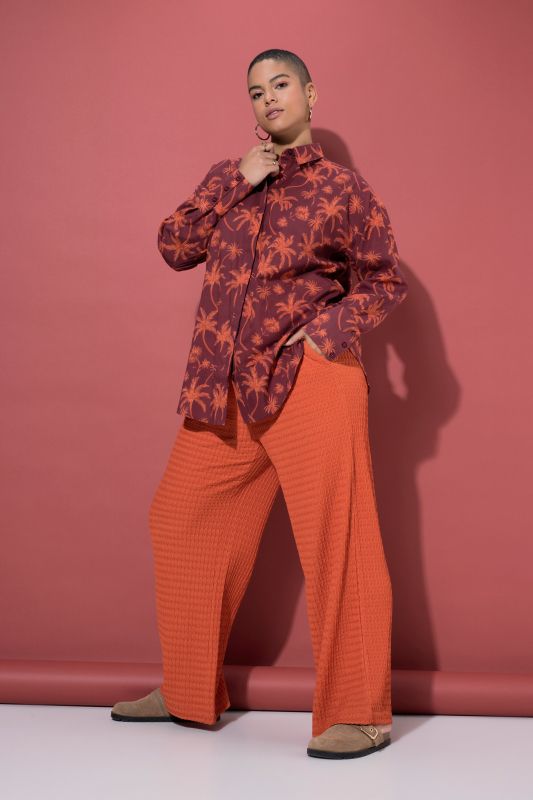 Риза с палмов принт