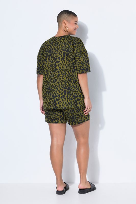 Leopard Print  Shortie Pajama Set