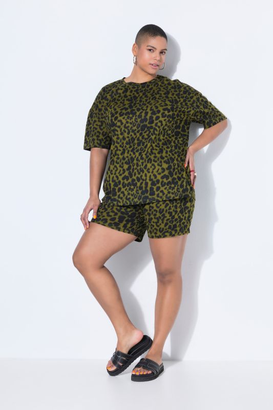 Leopard Print  Shortie Pajama Set