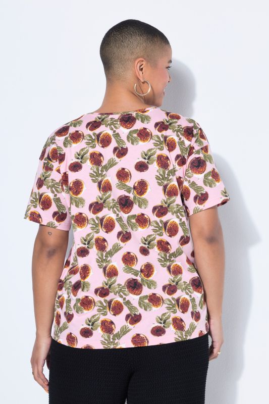 Fig Print Short Sleeve Tee