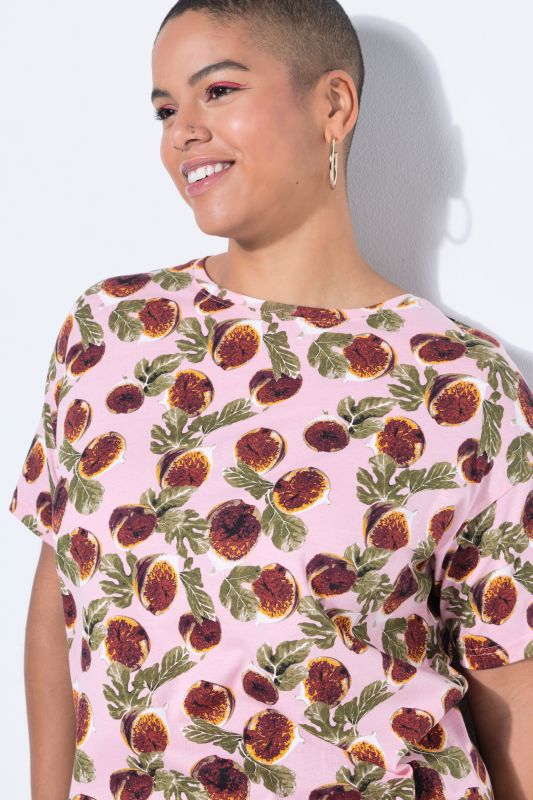 Fig Print Short Sleeve Tee