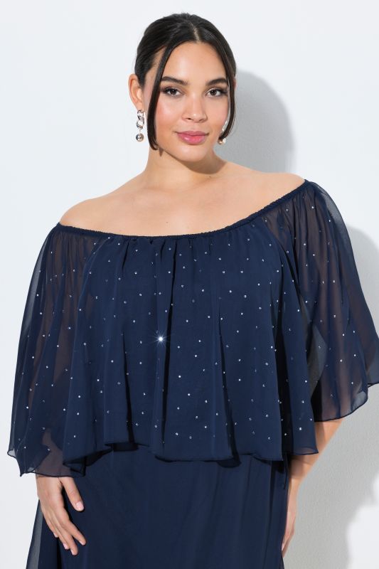 Рокля с шифон