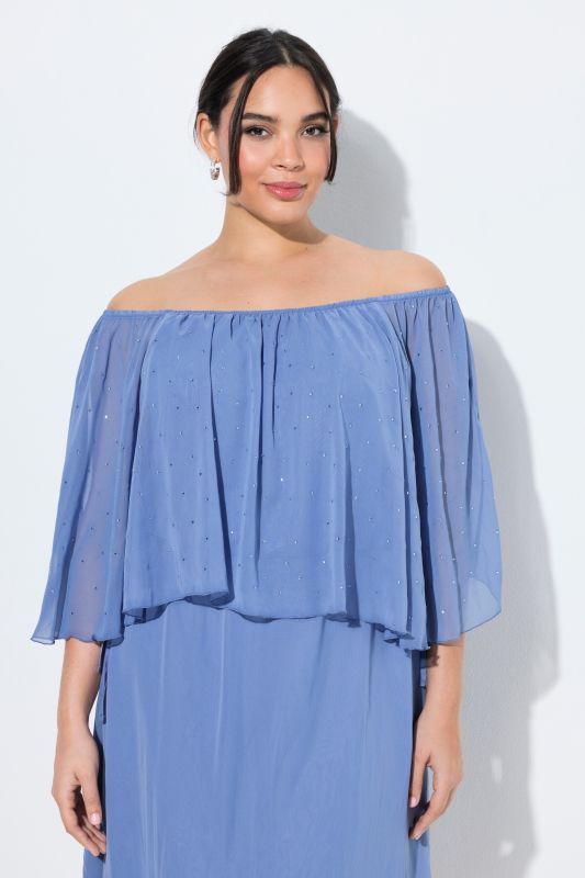 Рокля с шифон