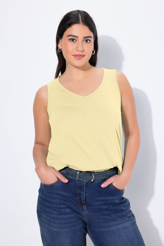 V-Neck Classic Fit Cotton Tank