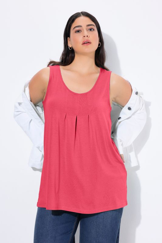 Essential Pleat Front Knit Tank