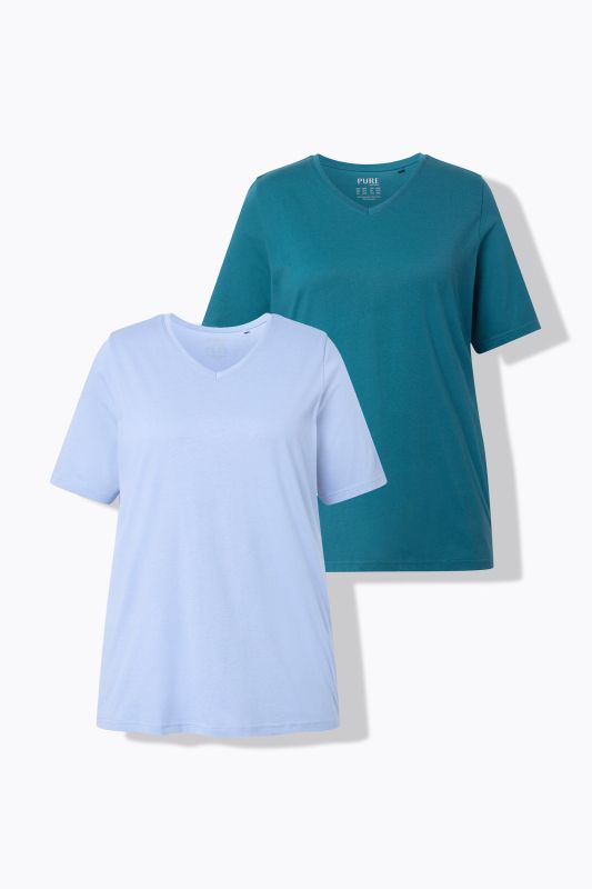 2 Pack of Eco Cotton Basic Tees