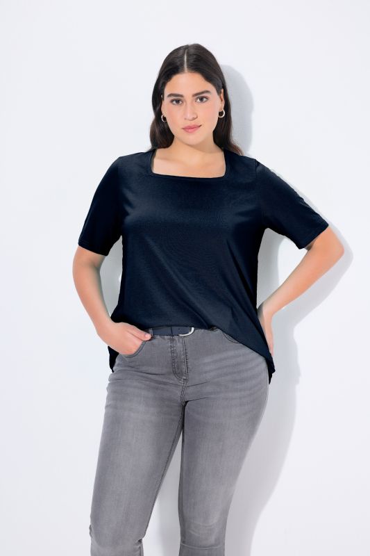 Essential Square Neck Stretch Tee