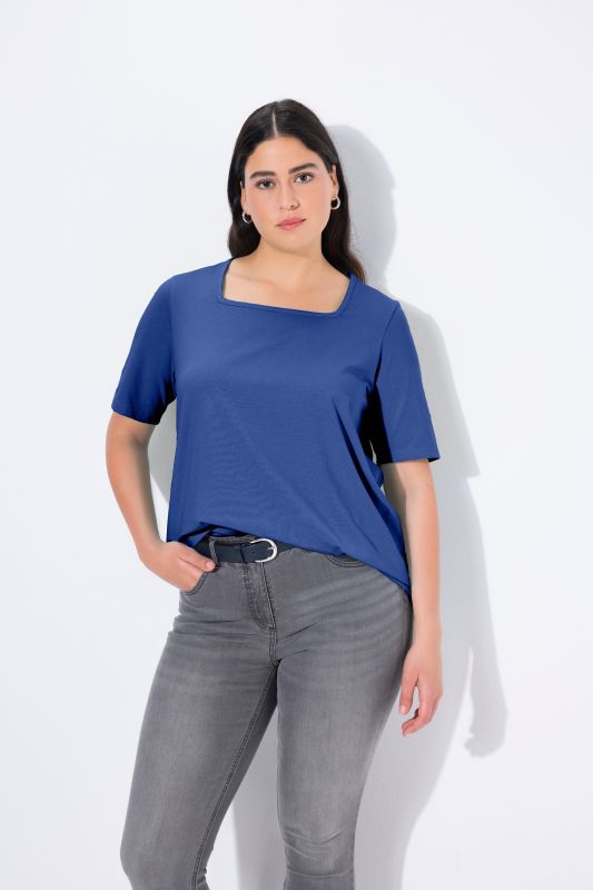 Essential Square Neck Stretch Tee