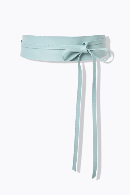 Soft Leather Tie Belt