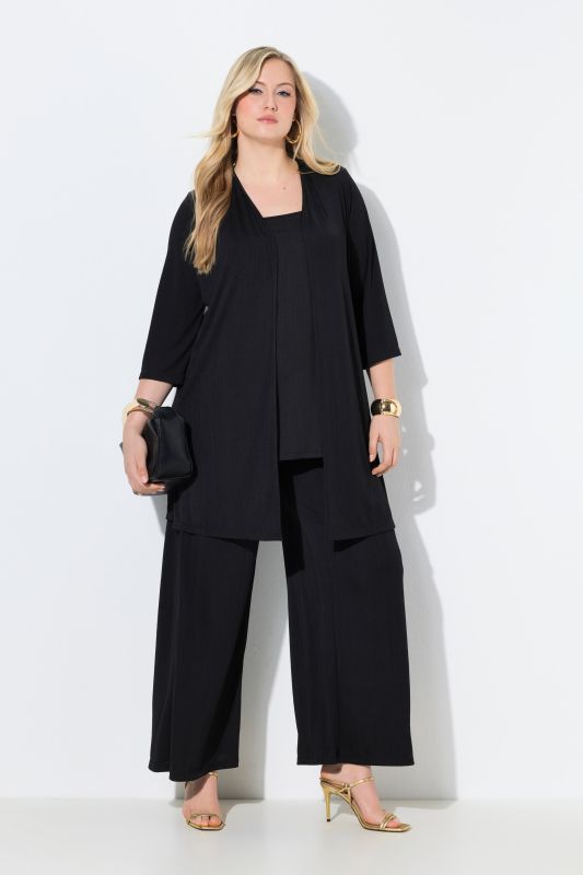 Жилетка трикотажна и дълга