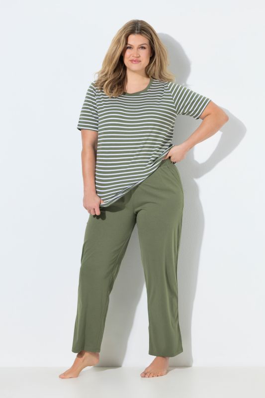 Eco Cotton Striped Pajama Set