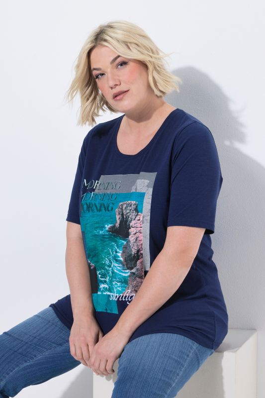 Тениска с океански принт