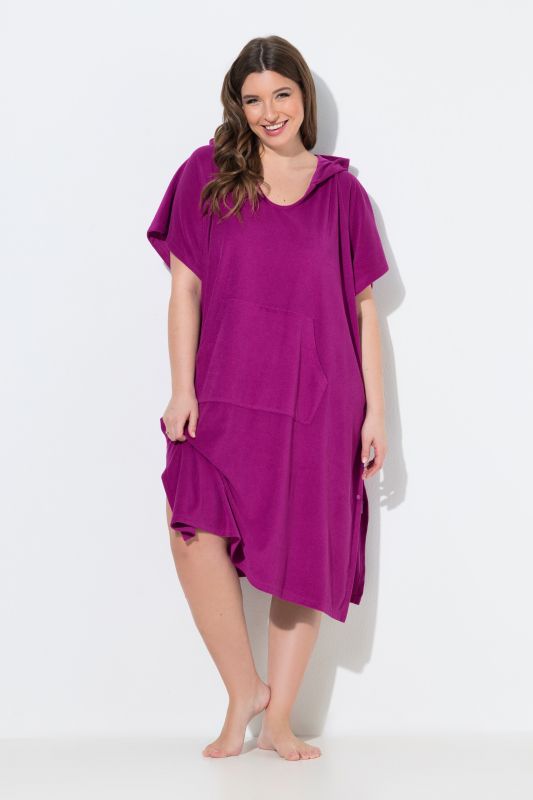 Пончо от плюшена материя