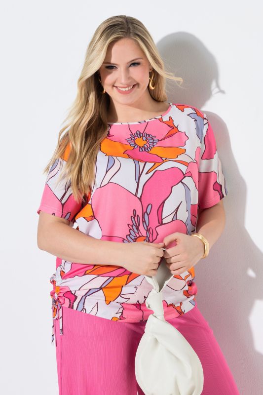 Блуза с флорален принт