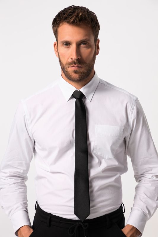 Tie, narrow, extra long