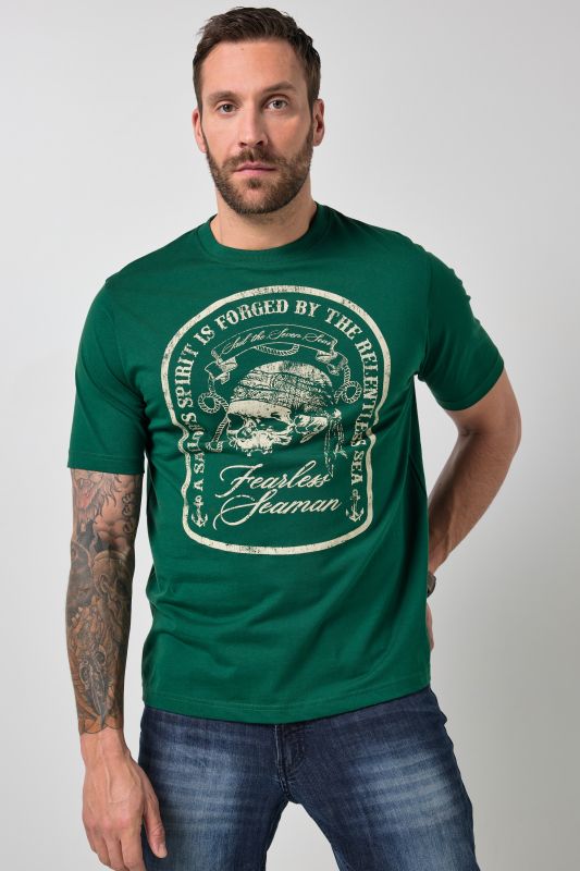 Тениска с принт отпред