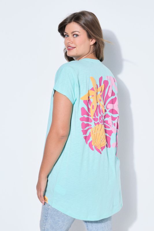 Seashell Back Print Tunic Tee