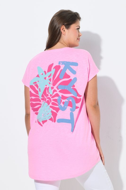 Seashell Back Print Tunic Tee