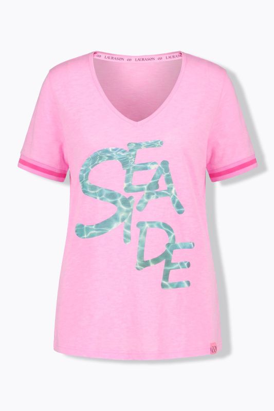 Seaside Graphic Lettering Tee