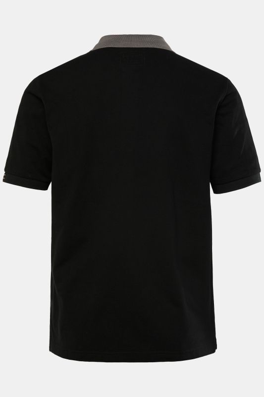 Тениска с яка с райета STHUGE