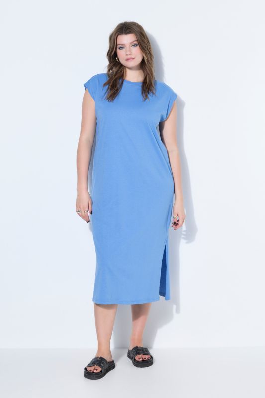 Classic Cap Sleeve Oversized  Fit Jersey Dress
