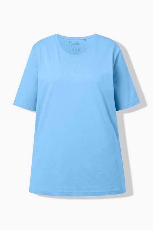 Basic Round Neck Short Sleeve Relaxed Fit  Tee