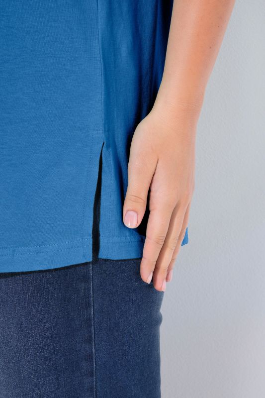 Basic Round Neck Short Sleeve Relaxed Fit  Tee