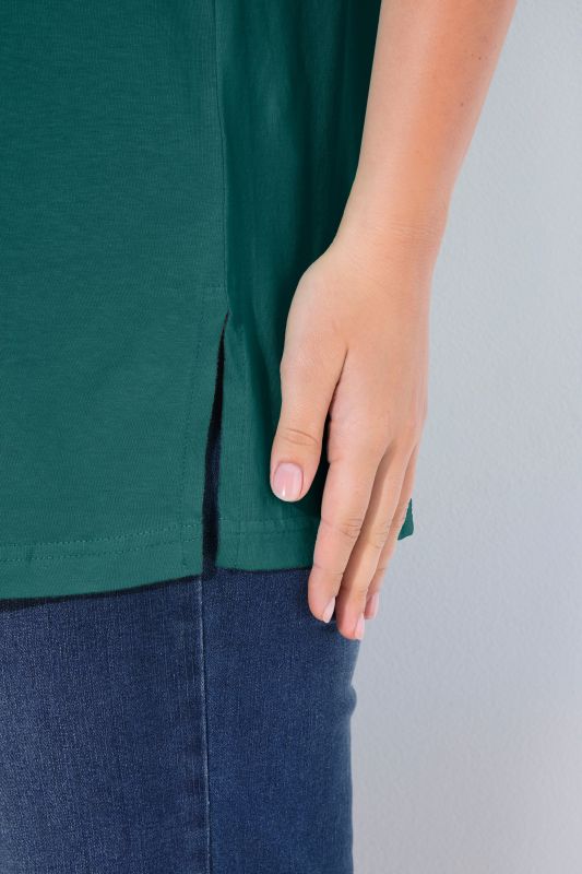 Basic Round Neck Short Sleeve Relaxed Fit  Tee