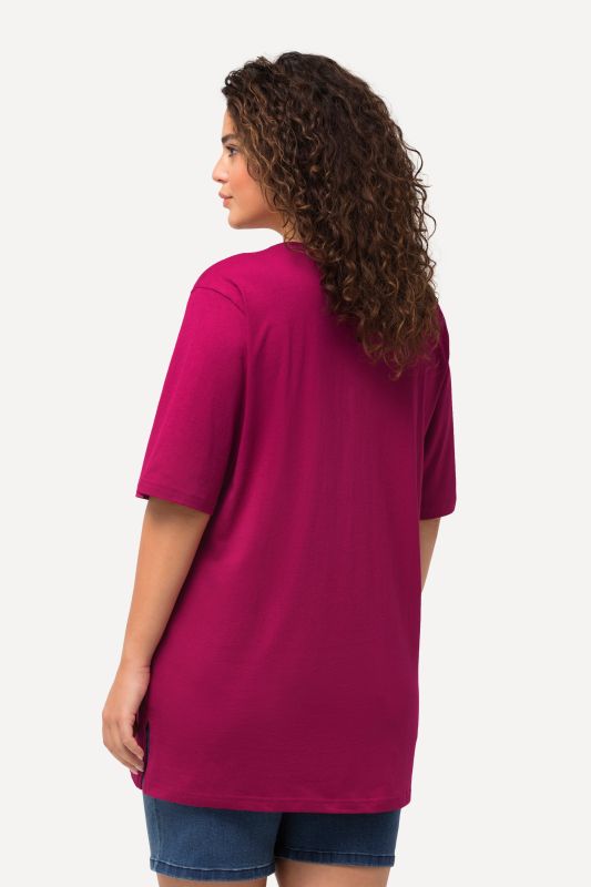 Basic Round Neck Short Sleeve Relaxed Fit  Tee