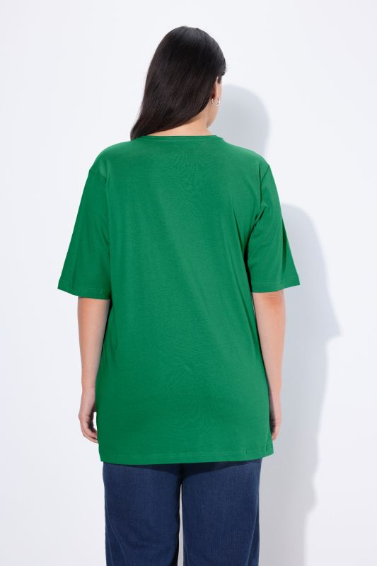 Basic V-Neck Relaxed Fit Short Sleeve Tee