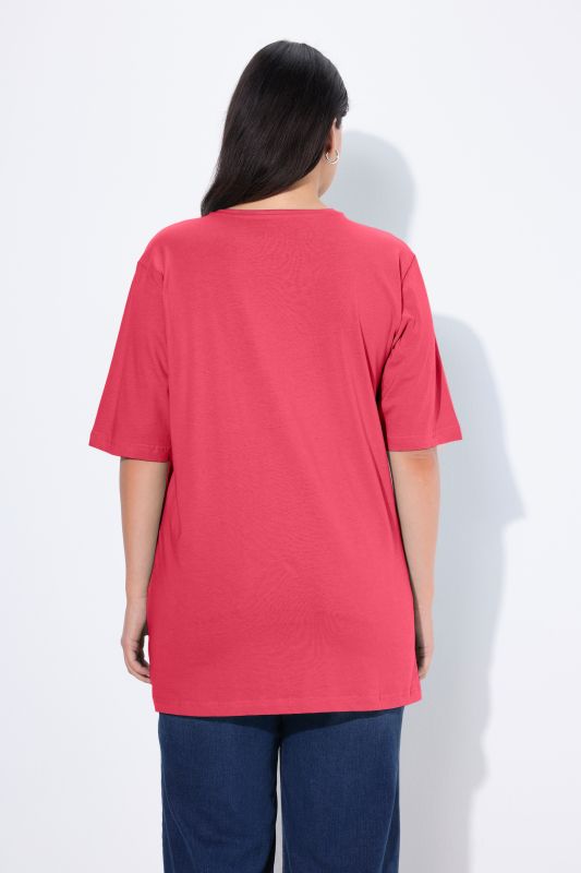 Basic V-Neck Relaxed Fit Short Sleeve Tee