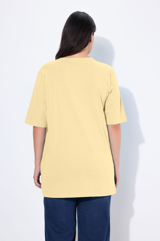 Basic V-Neck Relaxed Fit Short Sleeve Tee