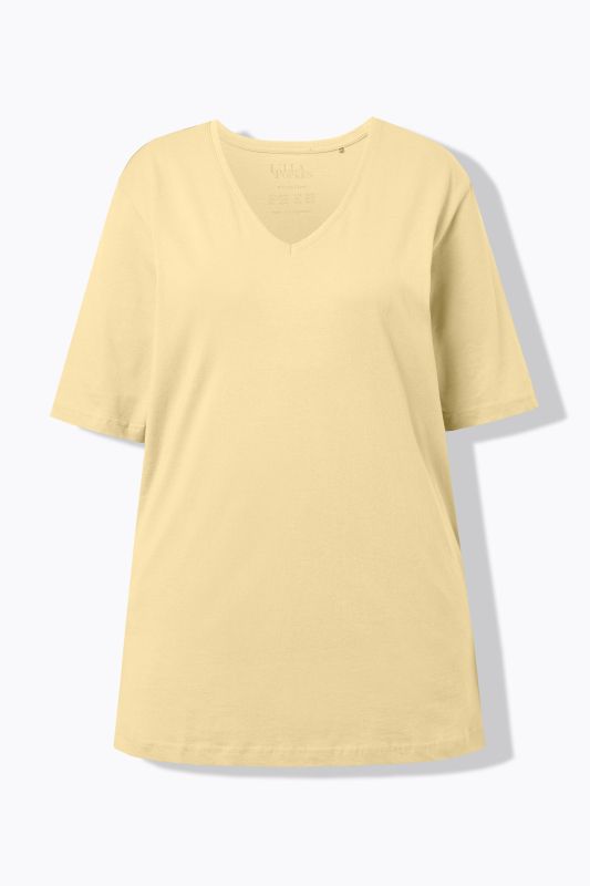 Basic V-Neck Relaxed Fit Short Sleeve Tee
