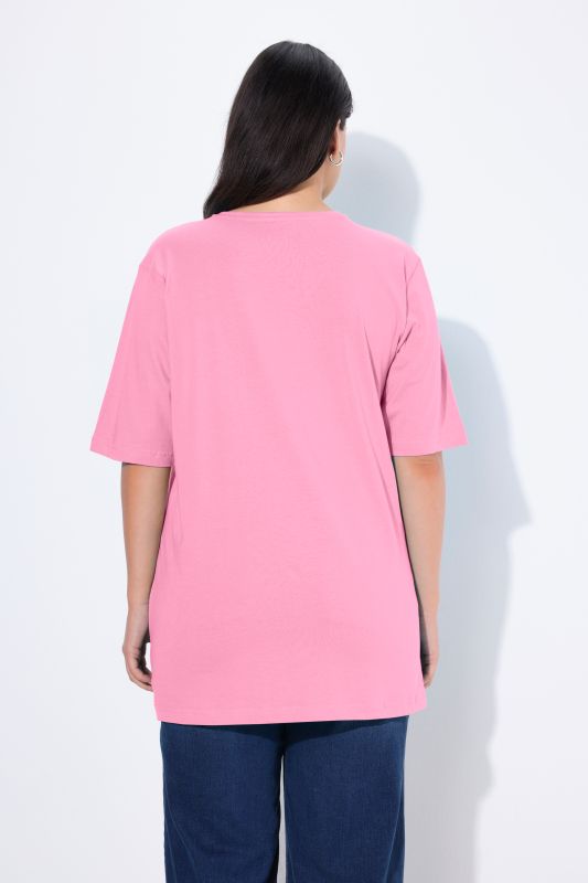 Basic V-Neck Relaxed Fit Short Sleeve Tee