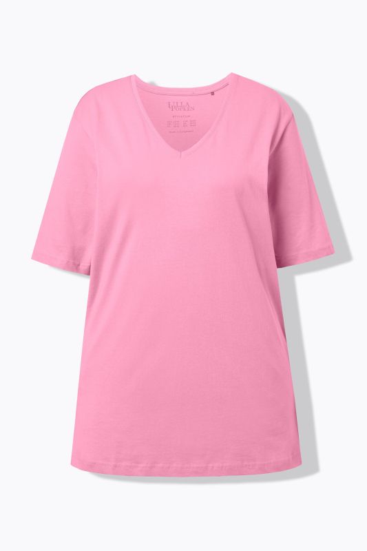 Basic V-Neck Relaxed Fit Short Sleeve Tee