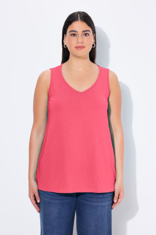 V-Neck Classic Fit Cotton Tank