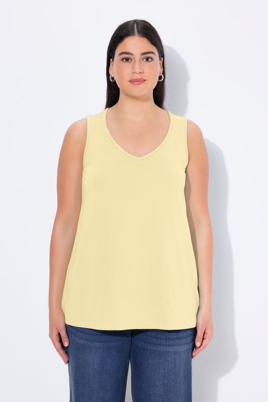 V-Neck Classic Fit Cotton Tank