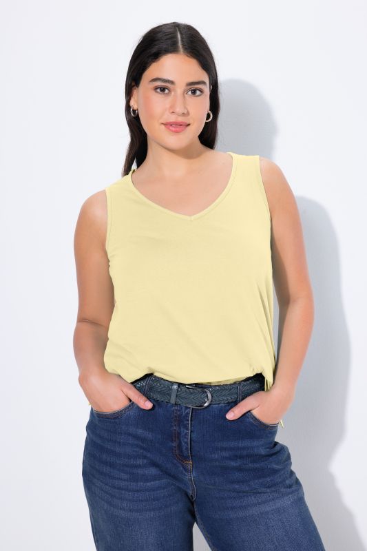 V-Neck Classic Fit Cotton Tank