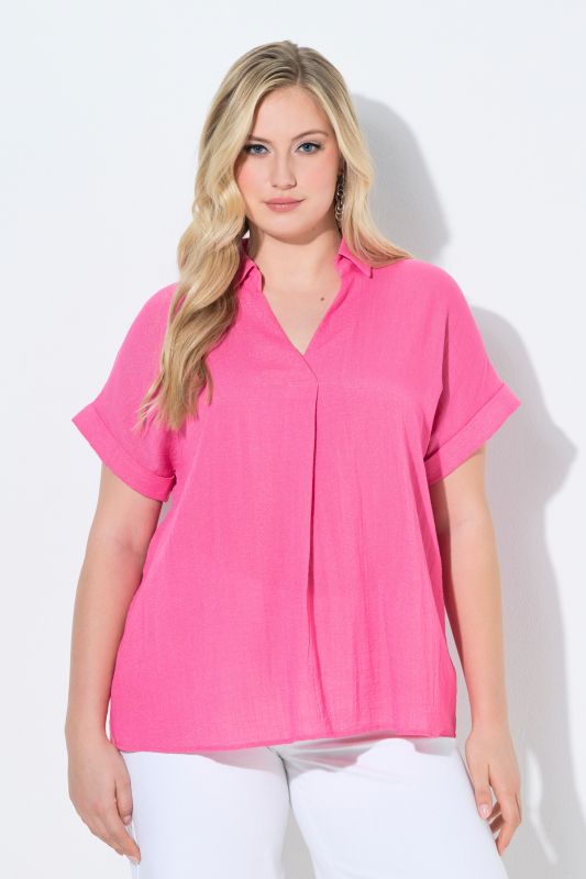 Блуза с копчета за акцент