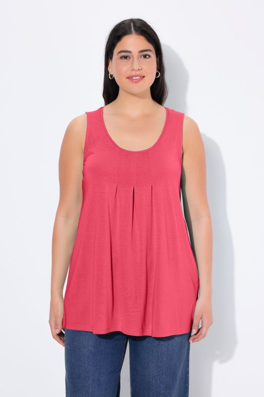 Essential Pleat Front Knit Tank