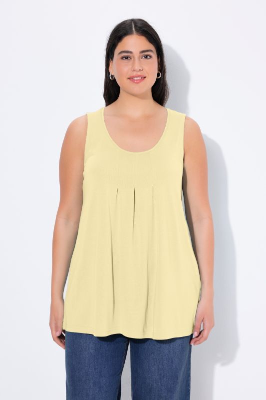 Essential Pleat Front Knit Tank