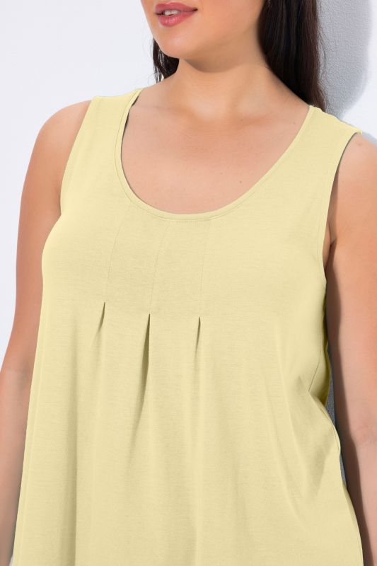 Essential Pleat Front Knit Tank